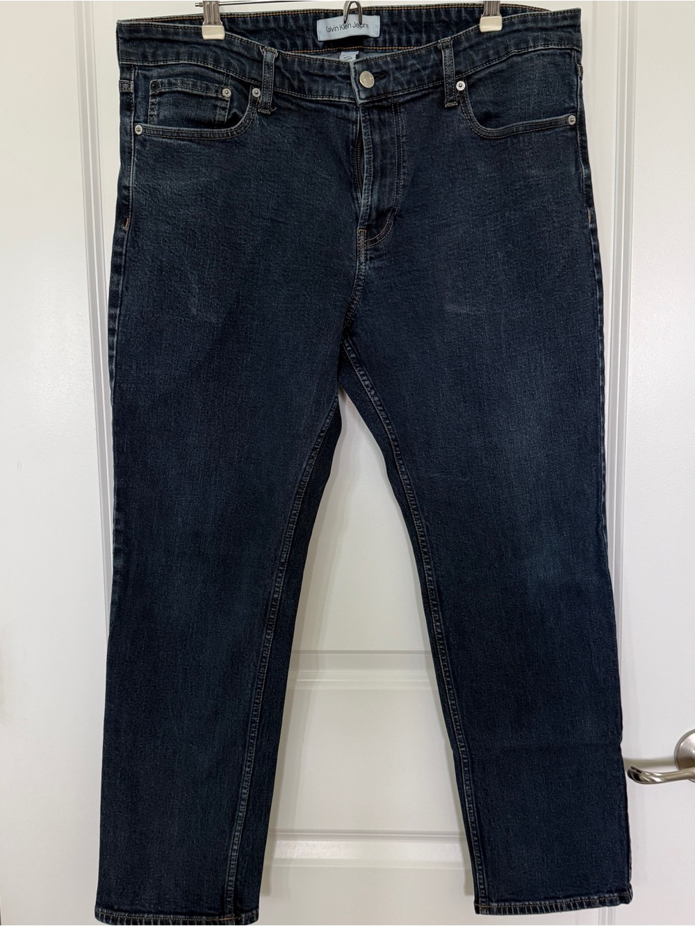 Calvin Klein Men's Dark Indigo Relaxed Jeans
